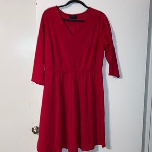 Lane Bryant red dress size 14/16